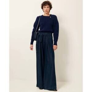 NEW SESSUN twist blues sweater in queen blue